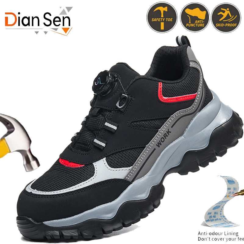 Sewing Nylon - Indestructible Shoes Men's Rotary Button Safety