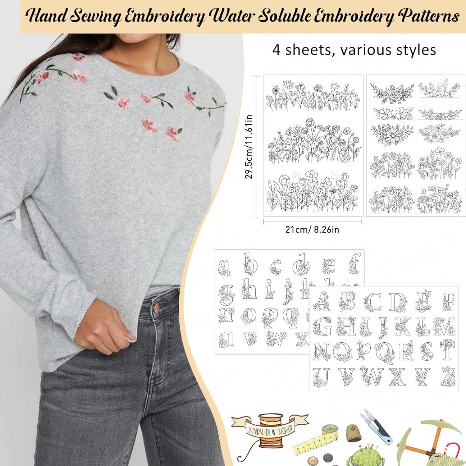 Stick And Stitch Wildflower Le - Textile Sewing Patterns review and price