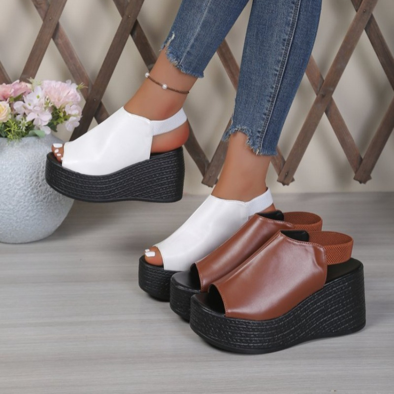Women Sandals Summer  Wedge Sa - Elastic Waistband Roll review and price
