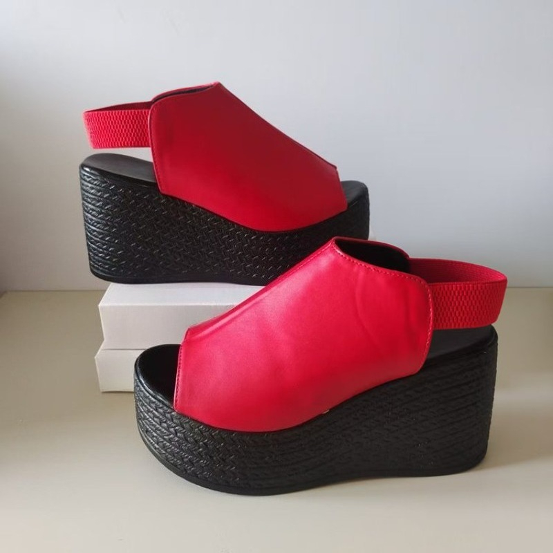 Women Sandals Summer  Wedge Sa - Elastic Waistband Roll review and price