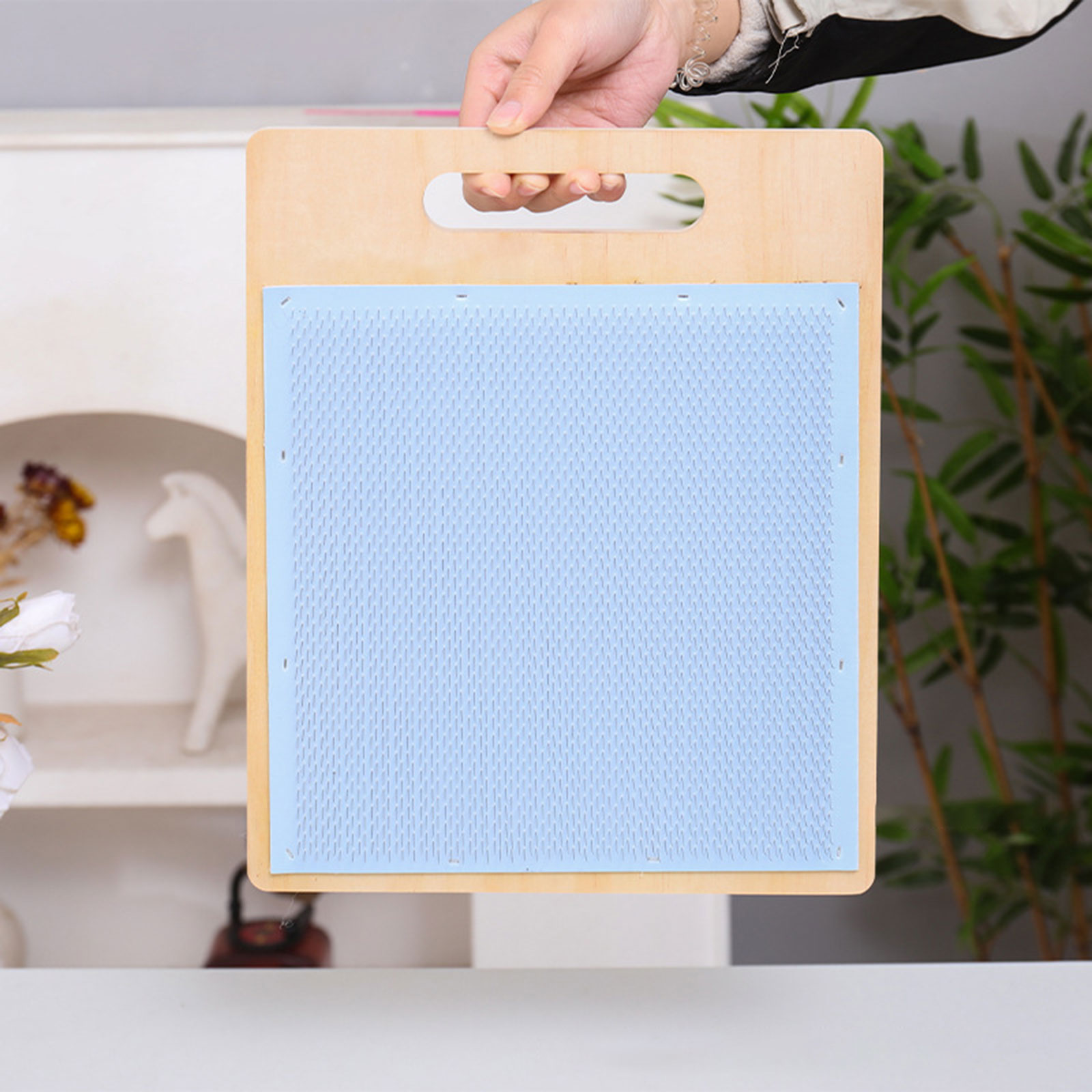 Wool Blending Board Wooden Woo - Textile Sewing Support review and price