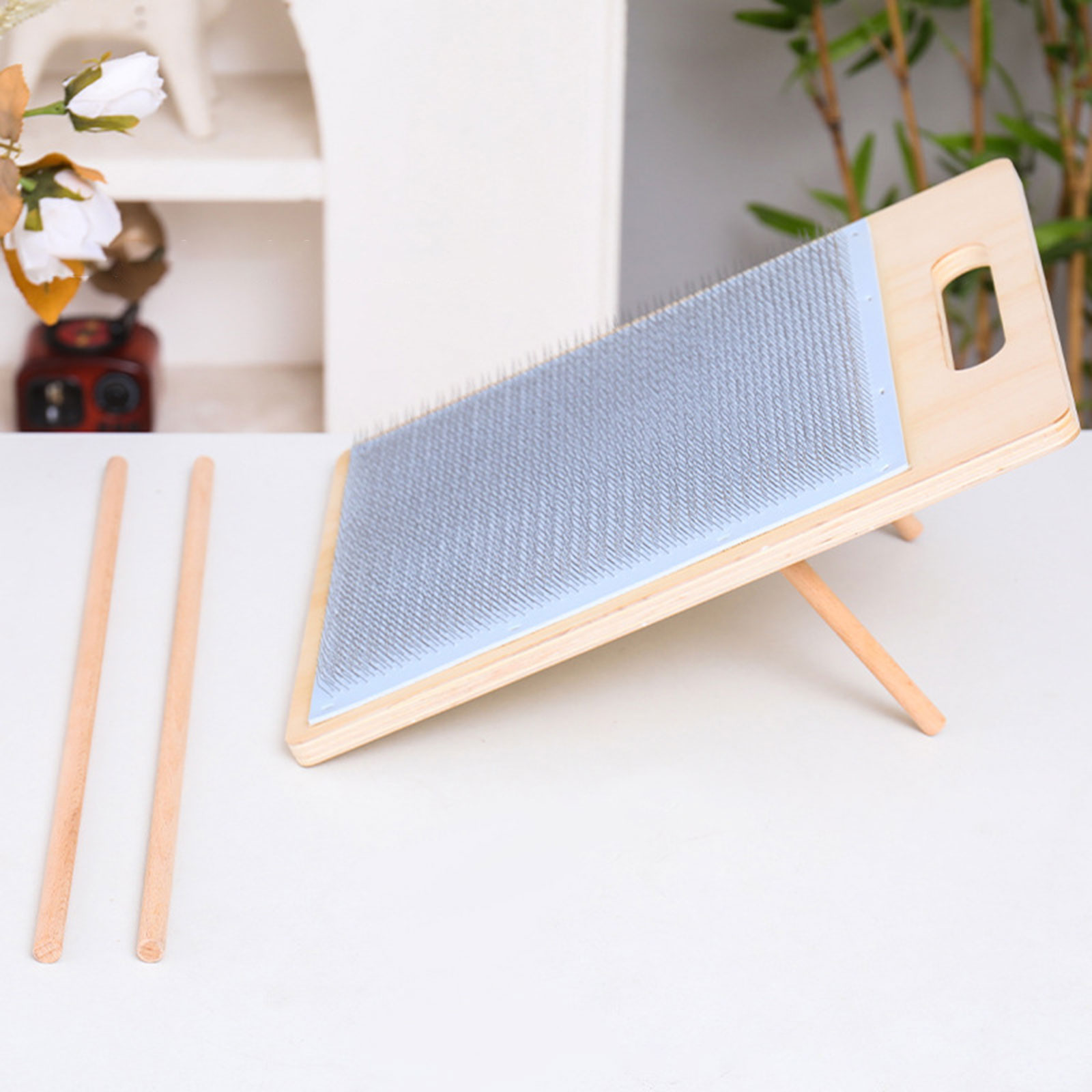 Wool Blending Board Wooden Woo - Textile Sewing Support review and price