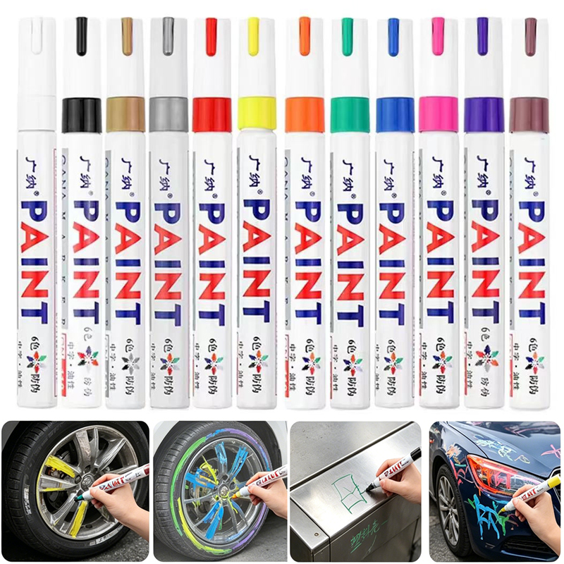 GuangNa 6/12 Pcs Colorful Perm - Fabric Marking Pen review and price