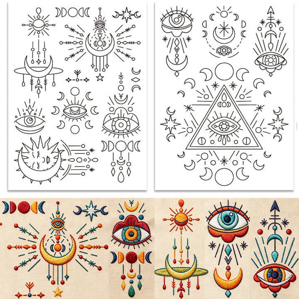 Stick And Stitch Mystical Sun  - Textile Sewing Patterns review and price