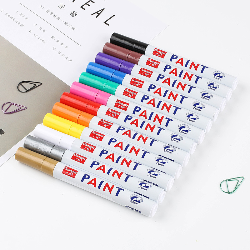 12Pcs White Paint Markers Pens - Fabric Marking Pen review and price