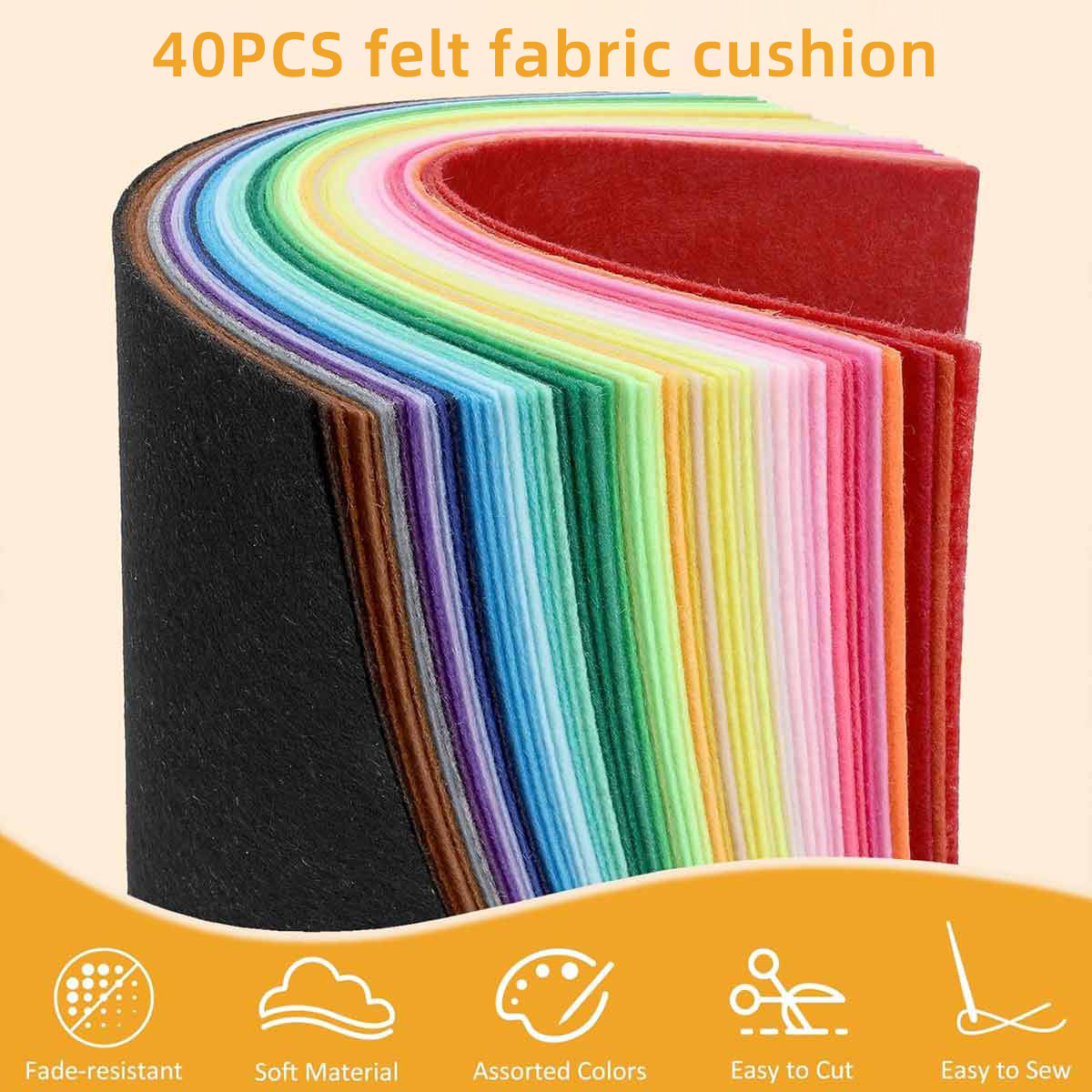 40PCS Felt Cloth Colored Felt  - Fabric Softener Sheet review and price