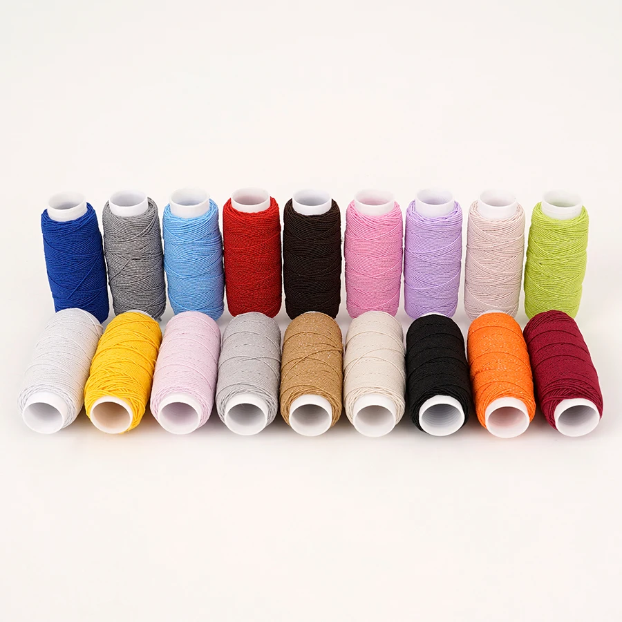 18-Color 0.6mm Ultra-Fine Elas - Sewing Machine Yarn review and price