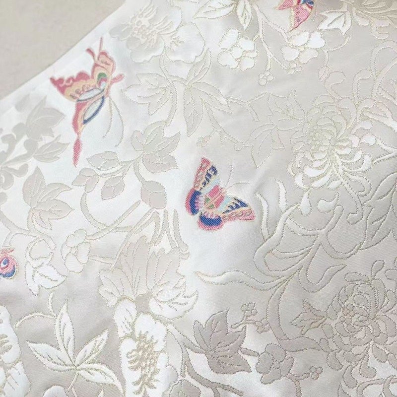 Butterfly Jacquard Brocade Fab - Is Sewing A Textile Craft review and price