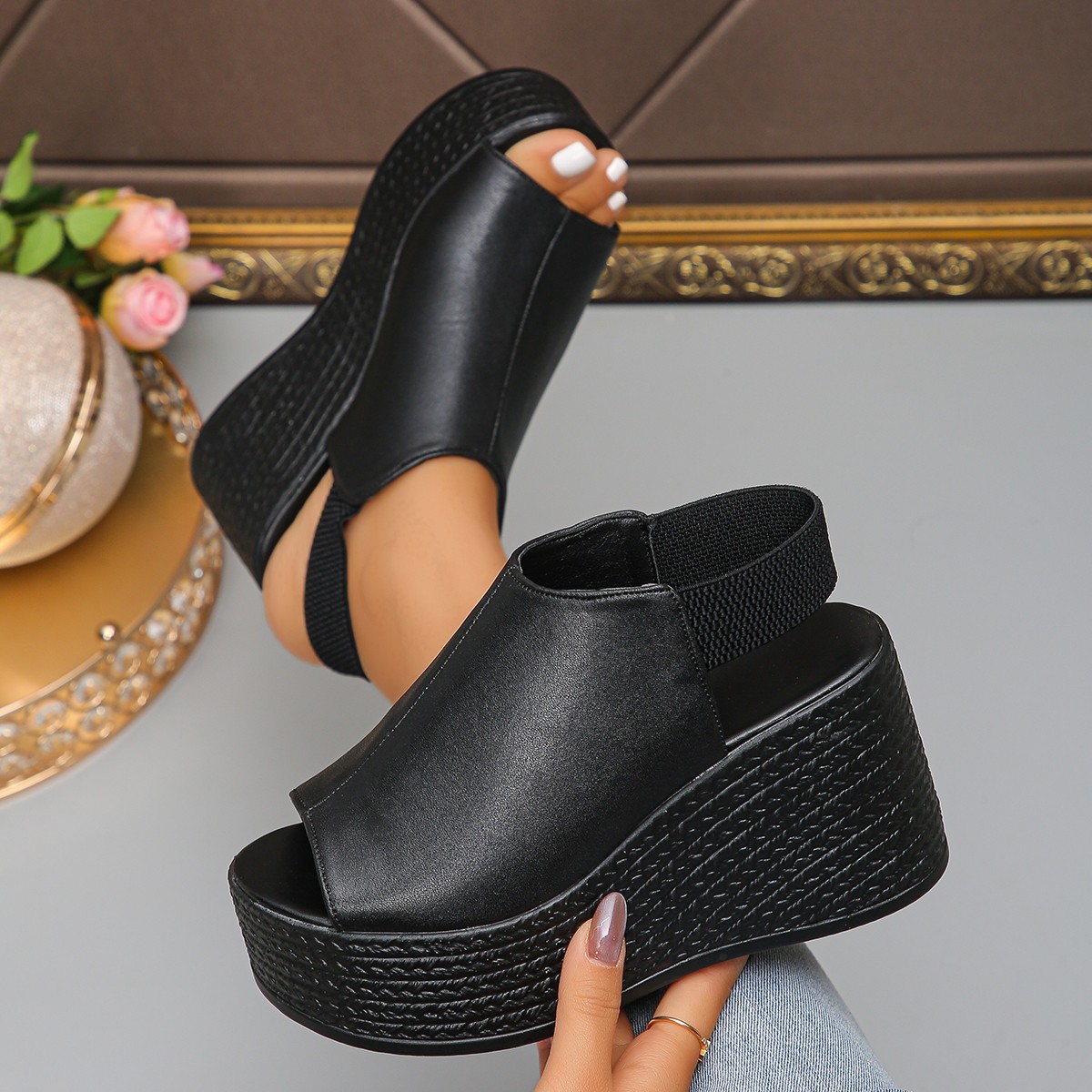 Women Sandals High Quality Sum - Elastic Waistband Roll review and price