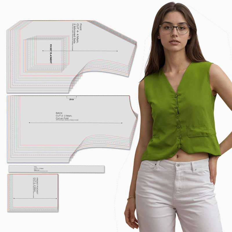Sewing patterns for women's ve - Textile Sewing Patterns review and price