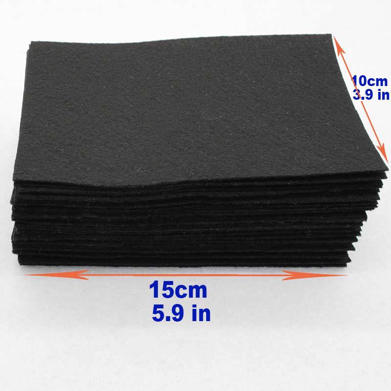 40 Pcs/Lot 10*15cm Black Felt  - Is Sewing A Textile Craft review and price