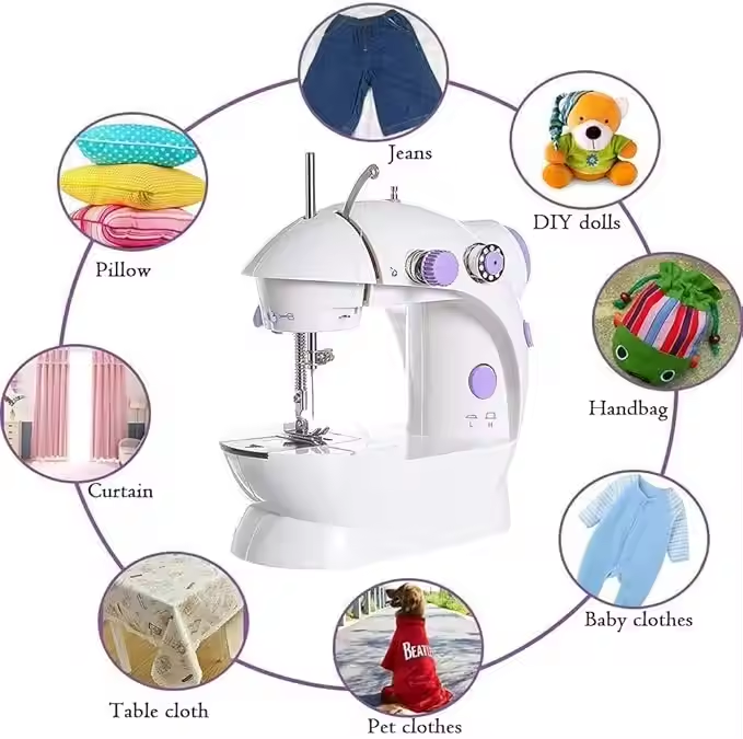 Mini Electric Domestic Home Us - Textile Sewing Machine Price review and price