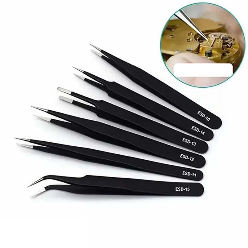 6pcs Precision ESD Tweezers St - Sewing Repair review and price