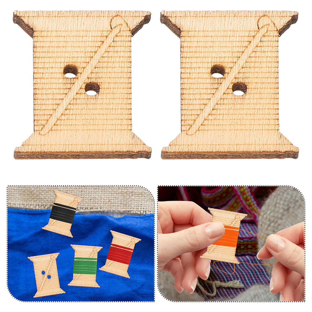 100Pcs Wooden Sewing Machine T - Sewing Machine Yarn review and price
