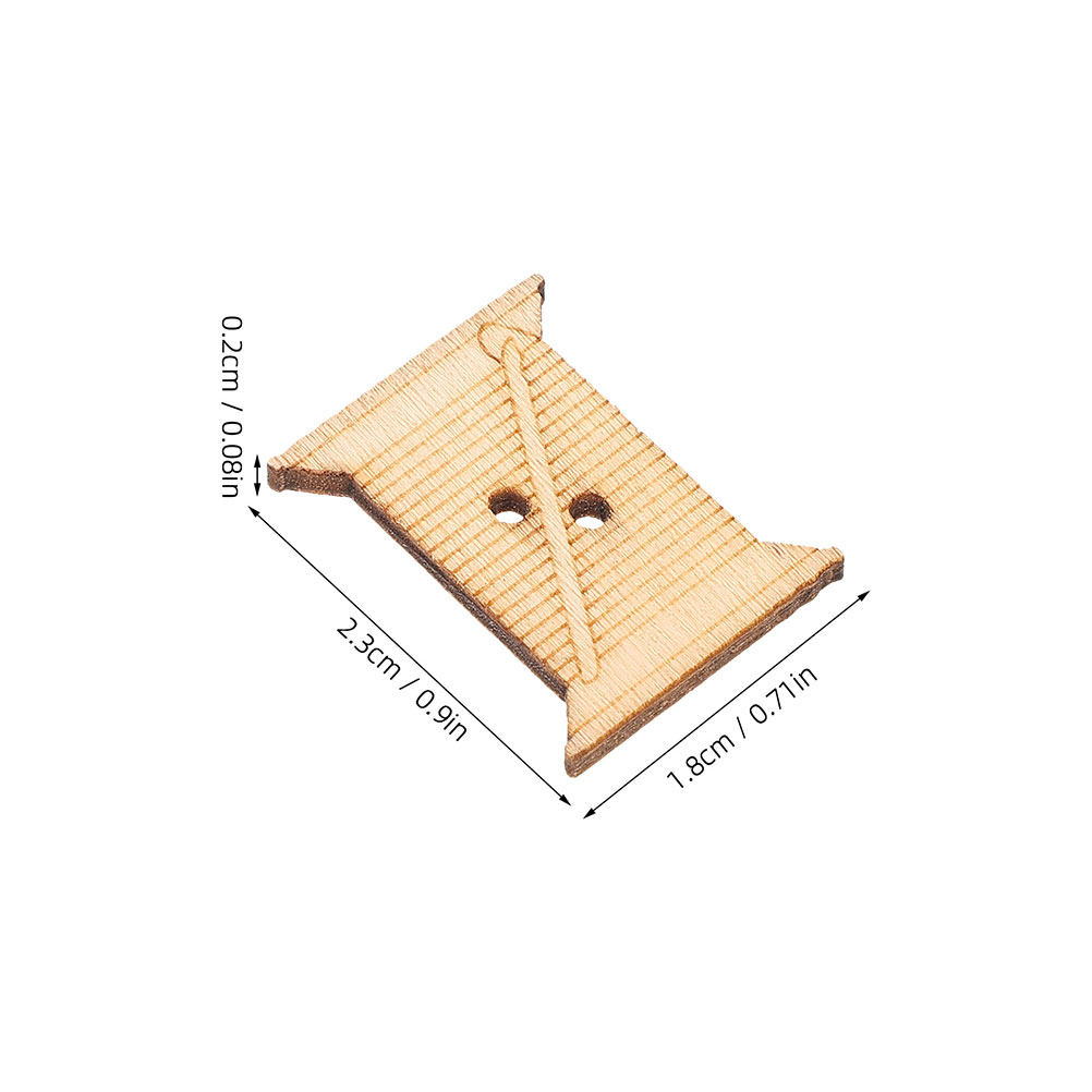 100Pcs Wooden Sewing Machine T - Sewing Machine Yarn review and price